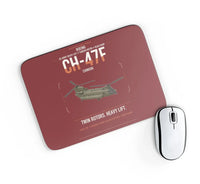 Thumbnail for Boeing CH-47F Chinook design on dark red rectangle mouse pad