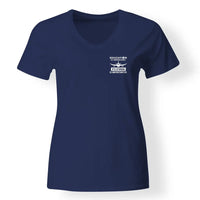 Thumbnail for Flying is Importanter Designed V-Neck T-Shirts - view 12