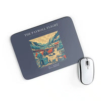Thumbnail for VINTAGE G4413 - The Payroll Flight - Designed Mouse Pads design on navyblue rectangle