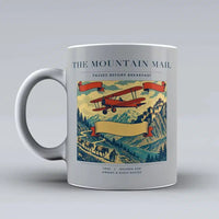 Thumbnail for VINTAGE G4038 - The Mountain Mail - Ceramic Mug design on lightgray