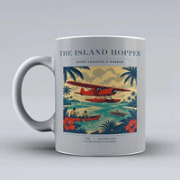 Thumbnail for VINTAGE G4024 - The Island Hopper - Ceramic Mug design on lightgray