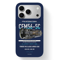 Thumbnail for CFM56-5C Case design on navy blue iphone case