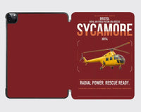 Thumbnail for Bristol Sycamore HR14 design on dark red ipad tablet case