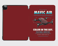 Thumbnail for DJI Mavic Air design on dark red ipad tablet case