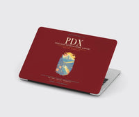 Thumbnail for Portland International Airport PDX - Dark Red