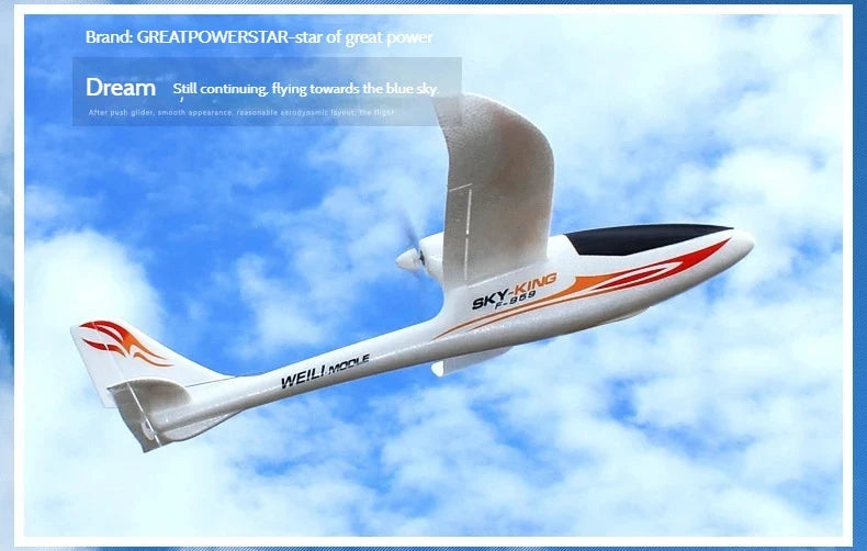 F959s Three-Channel Push-Back High-Speed Glider Six-Axis Gyroscope Remote Control Aircraft Plane Rc Model Toy - view 16
