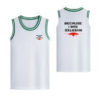 Thumbnail for Because I was Inverted Designed Basketball Style Sports Tank Tops - view 12