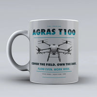 Thumbnail for Agras T100 Mug design on light gray dji
