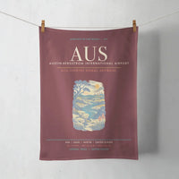 Thumbnail for Austin-Bergstrom International Airport AUS - Dark Red
