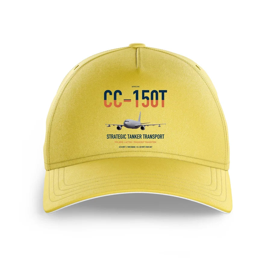 Airbus CC-150T Polaris design on yellow printed hat