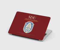 Thumbnail for Santos Dumont Airport (SDU) design on dark red MacBook case