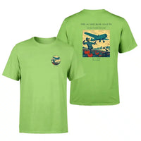 Thumbnail for VINTAGE G4396 - The Scarecrow Salute - Double-Side T-Shirt design on lightgreen double side t shirt