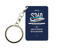Thumbnail for Shorts 360-300 Key Chain design on navy blue key chain