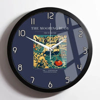 Thumbnail for VINTAGE G4183 - The Mooring Buoy - Designed Wall Clocks design on navyblue framed