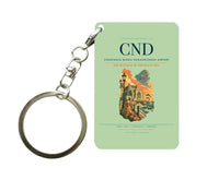 Thumbnail for Constanta Mihail Kogalniceanu Airport (CND) design on light green key chain