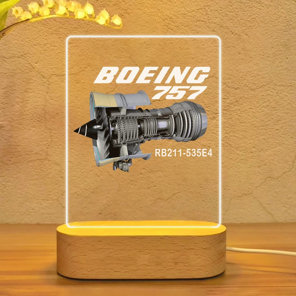 Boeing 757 & Rolls Royce Engine (RB211) Designed Night Lamp - view 12