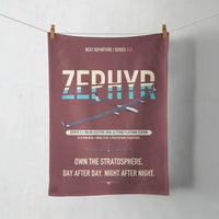 Thumbnail for Airbus Zephyr S design on dark red towel