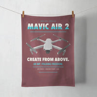 Thumbnail for DJI Mavic Air 2 design on dark red towel