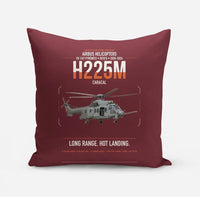 Thumbnail for Airbus Helicopters H225M Caracal design on dark red pillow