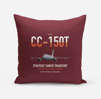 Thumbnail for Airbus CC-150T Polaris design on dark red pillow