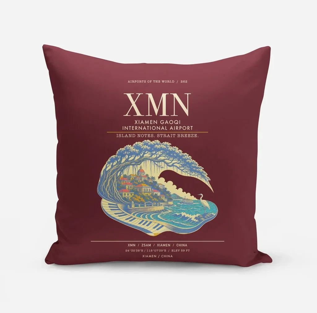 Xiamen Gaoqi International Airport XMN - Dark Red