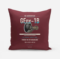 Thumbnail for GEnx-1B design on dark red pillow