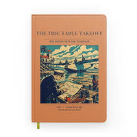 Thumbnail for VINTAGE G4272 - The Tide Table Takeoff - Designed Notebooks design on orange