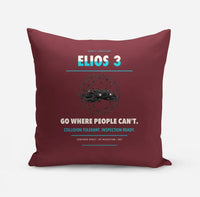 Thumbnail for Flyability Elios 3 design on dark red pillow