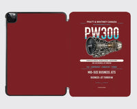Thumbnail for PW300 design on dark red ipad tablet case