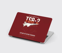 Thumbnail for BAC TSR-2 design on dark red MacBook case