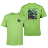 Thumbnail for VINTAGE G4405 - The Volcano Beach Strip - Double-Side T-Shirt design on lightgreen double side t shirt