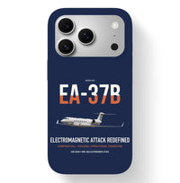 Thumbnail for EA-37B Compass Call design on navy blue magsafe iphone case, for iPhone 17 Pro