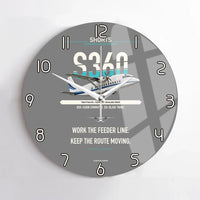 Thumbnail for Shorts 360-300 design on gray no frame wall clock
