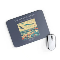 Thumbnail for VINTAGE G4474 - The Thermal Circus - Designed Mouse Pads design on navyblue rectangle