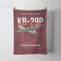 Thumbnail for KB-29P SUPERFORTRESS design on dark red towel