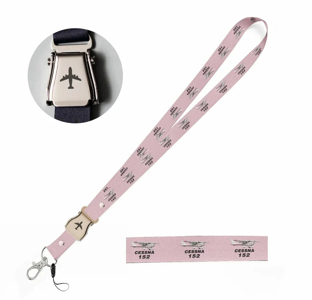 The Cessna 152 seat belt lanyard - pink