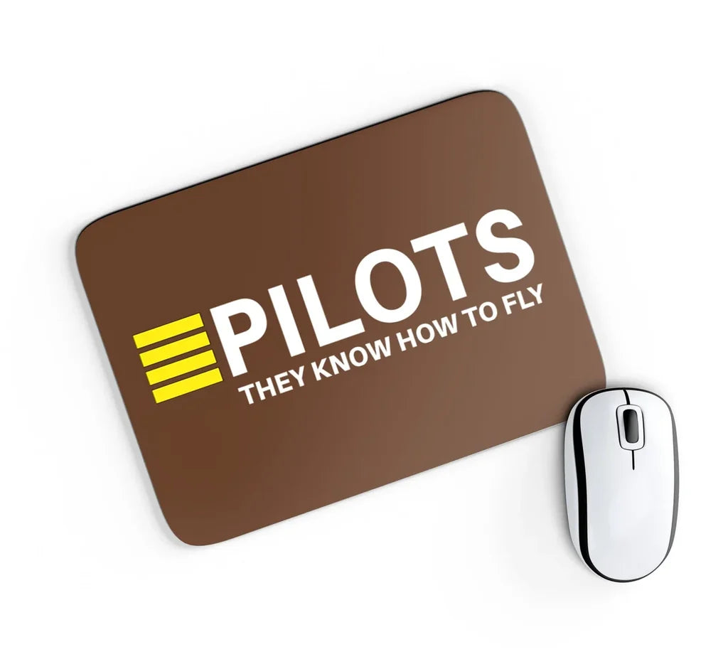Pilots They Know How To Mouse Pad - view 3