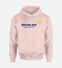 Thumbnail for Atlas Air logo printed on pink hoodie