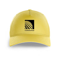 Thumbnail for Continental Airlines logo printed on yellow cap