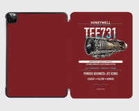 Thumbnail for TFE731 design on dark red ipad tablet case