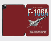 Thumbnail for F-106A Delta Dart design on dark red ipad tablet case