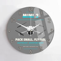 Thumbnail for DJI Mini 3 design on gray no frame wall clock