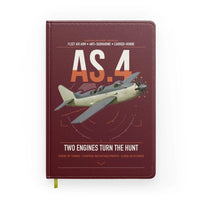 Thumbnail for Fairey Gannet AS.4 design on dark red notebook