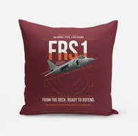 Thumbnail for British Aerospace Sea Harrier FRS.1 design on dark red pillow