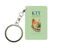 Thumbnail for Kittilä Airport (KTT) design on light green key chain