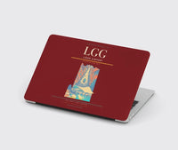 Thumbnail for Liège Airport (LGG) design on dark red MacBook case