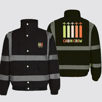 Thumbnail for Colourful Cabin Crew Designed Reflective Winter Jackets - view 12