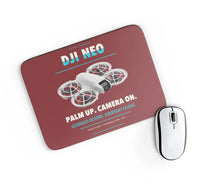 Thumbnail for DJI Neo design on dark red rectangle mouse pad