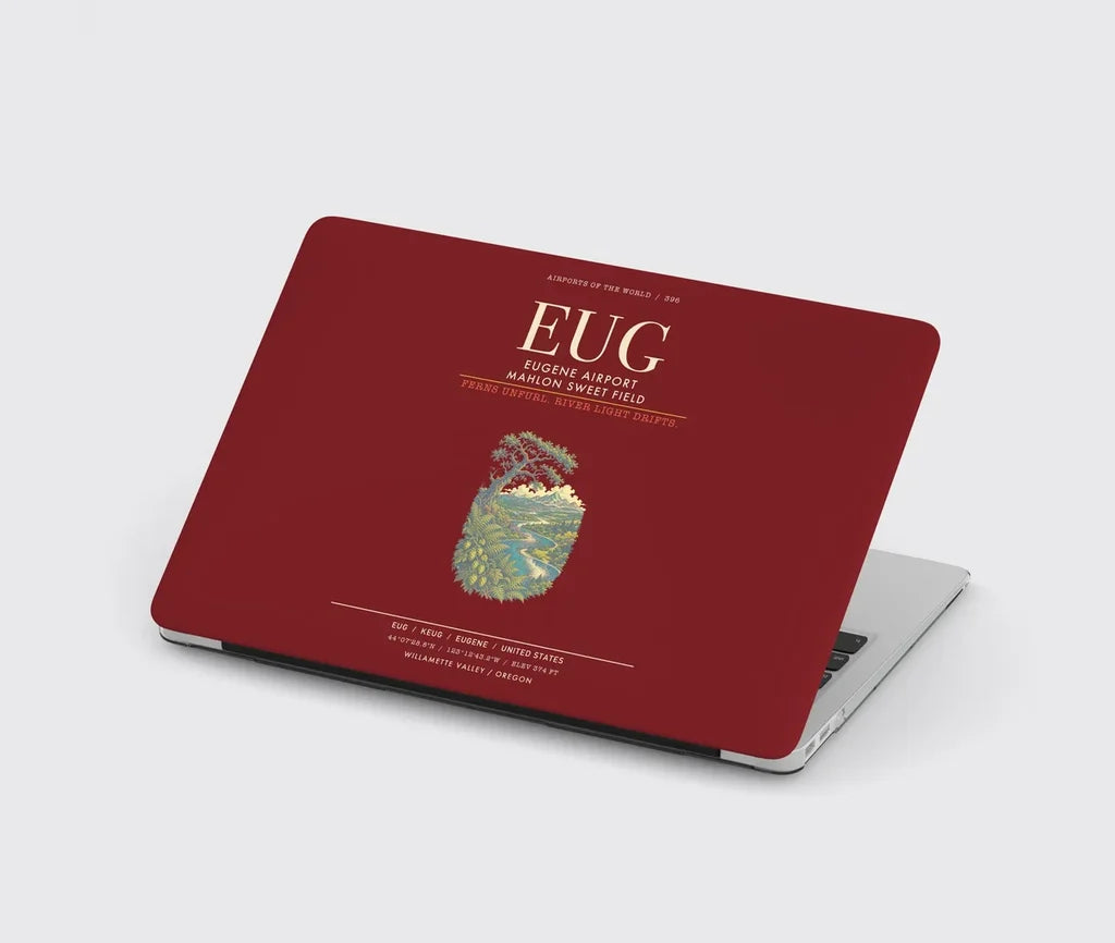 Eugene Airport Mahlon Sweet Field EUG - Dark Red