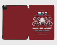 Thumbnail for DJI Neo 2 design on dark red ipad tablet case